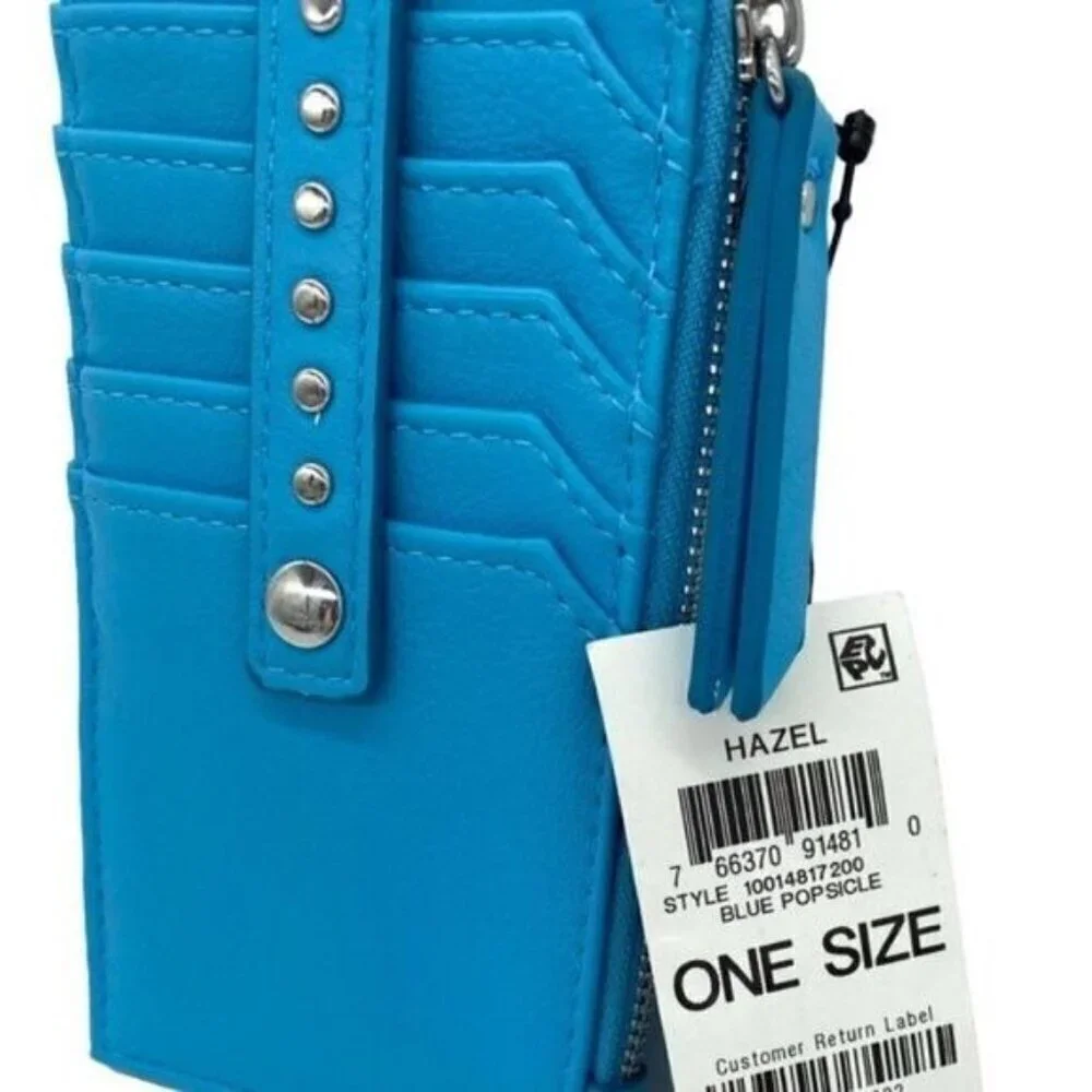 INC International Concepts Women's Blue Hazel Card Wallet New